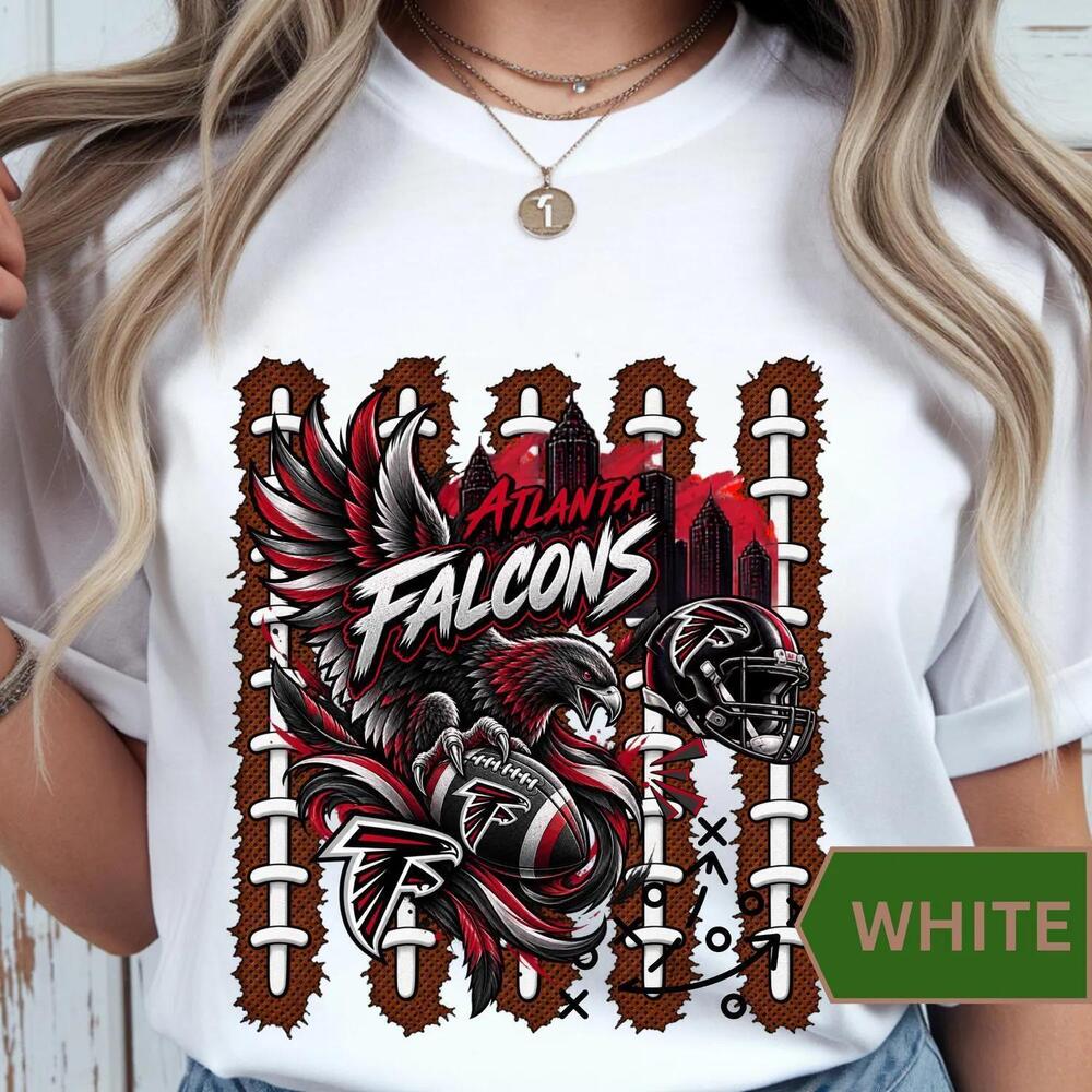 Falcons Mascot S T Shirt, Game Day Tee White